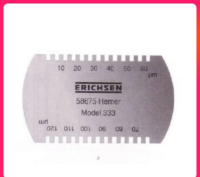 

Authentic German ERICHSEN mechanical paint mold thickness gauge 333