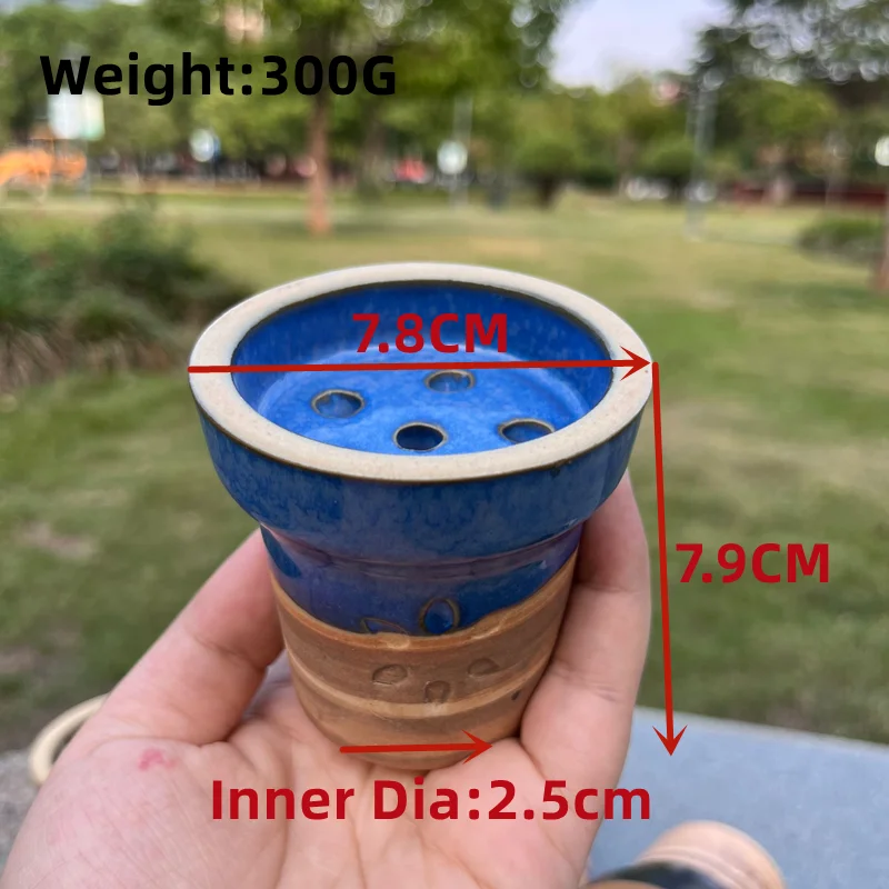 7 Holes Ceramics Shisha Hookah Tobacco Bowl Chicha Cachimbas Nargile Smoking Accessories hookah accessories