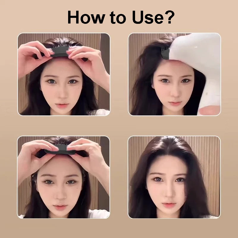 Hair Accessories Hair Clips Hair Roller Fluffy Hairpin Curling Bangs Clips Hair Roots Volumizing Hair Clips 3/6Teeth Women Fixed Shape Volume Curling Roller