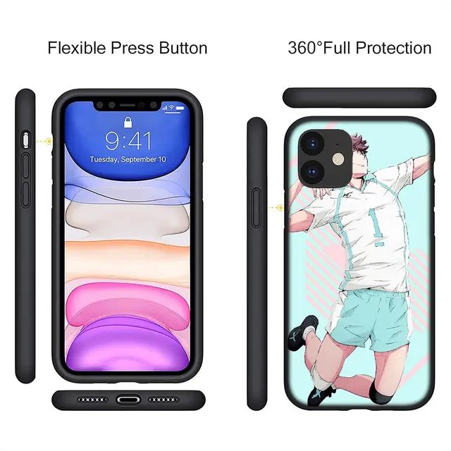 Haikyuu Aoba Johsai Oikawa Tooru Soft Phone Casing for Apple