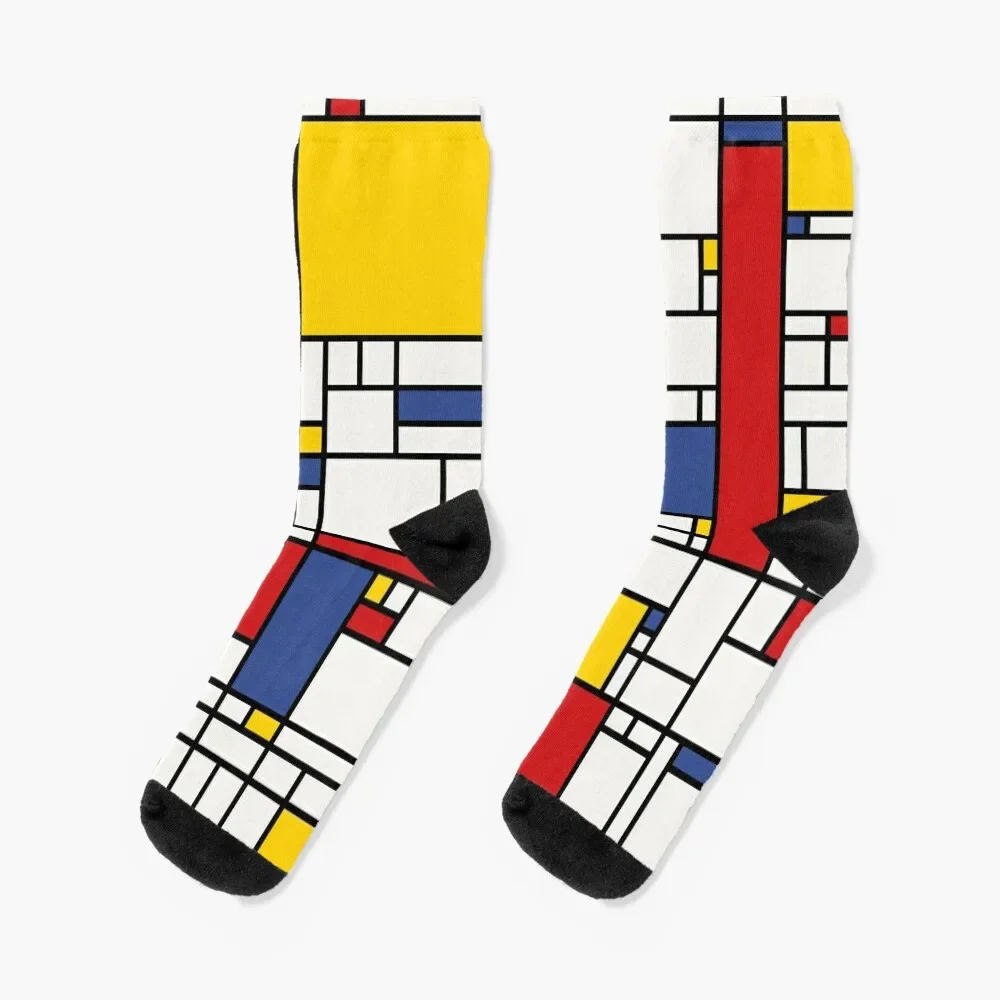 

Piet Mondrian Socks golf snow japanese fashion Boy Socks Women's