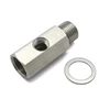 NPT Oil Pressure Sensor Tee 1/8-NPT Adapter Turbo Supply Feed Line Gauge M16X1.5 6