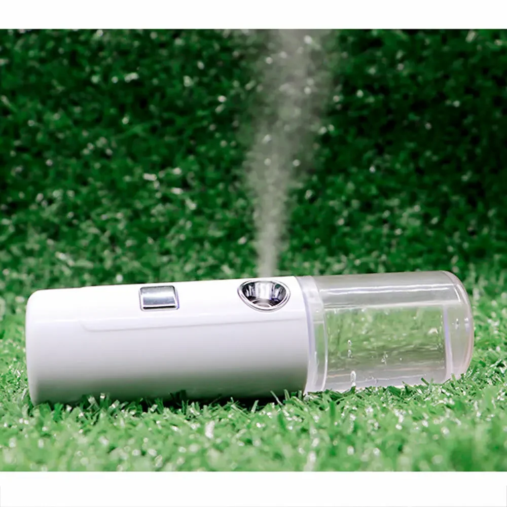 Face Stream Beauty Spray Handheld Water Machine Moisturizing Nano Ionic Mist Face Humidifier Sauna Facial Pore Cleansing Tool
