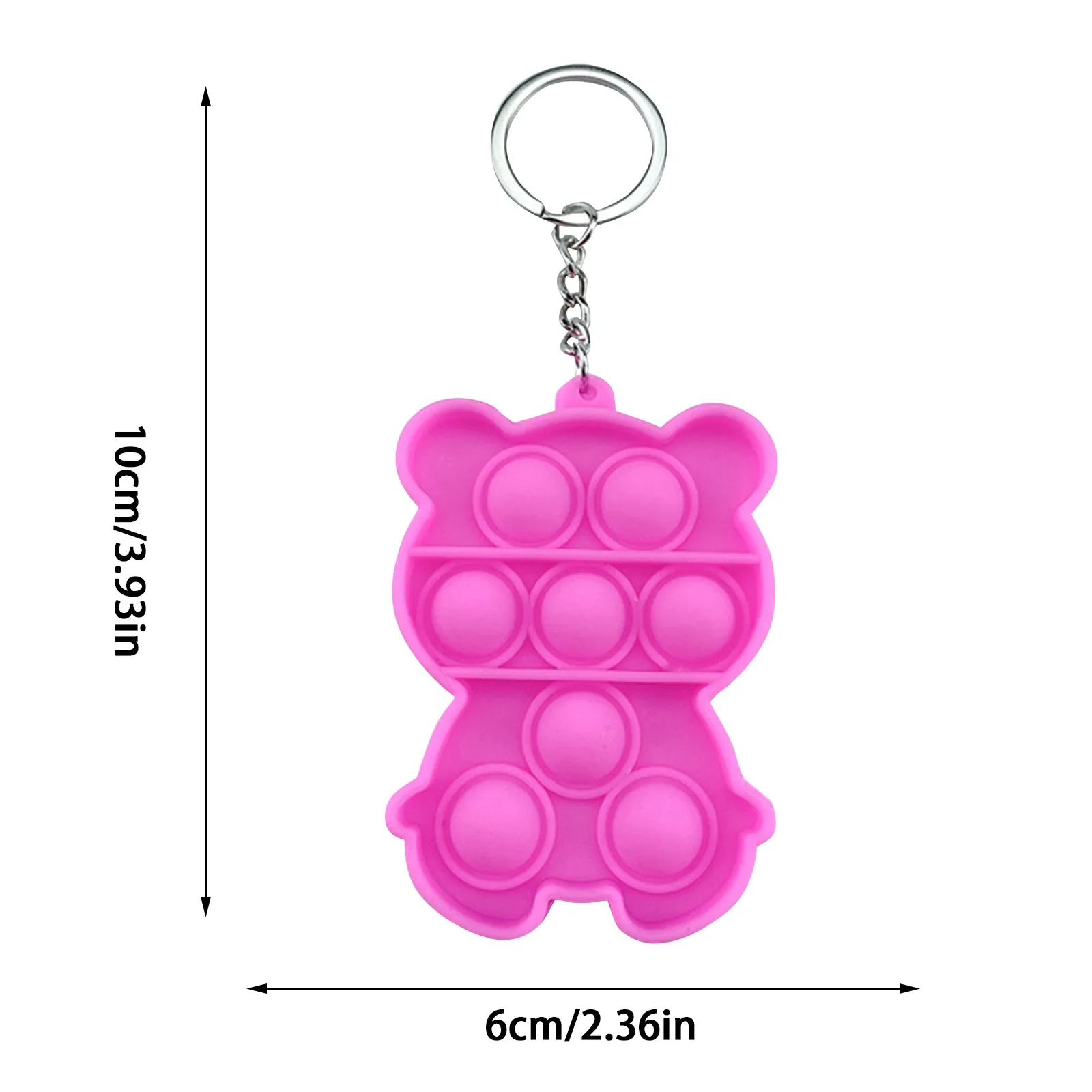 mochis squishy toys Cheap Mini Push Bubble Sensory Fidget Toys Keychain Simple Dimple Squishy Anti Stress Reliever For Adult Kids Popeit Fidget Toy squeezy toys Squeeze Toys