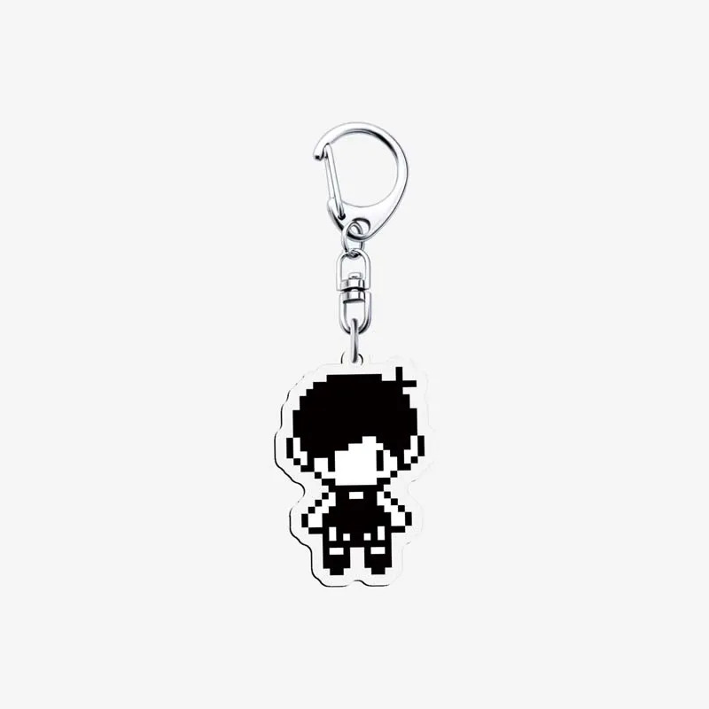 New Game Omori Pixel Acrylic Pendant Keychain Classic Basil Kel Sunny  Figures Key Chain Bag Charm Accessories Student Fans Gift - AliExpress