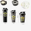 Shake Cup for Meal Replacement Fitness Sports Water Bottle Large Capacity Portable Protein Cup With Measurement Markings 5