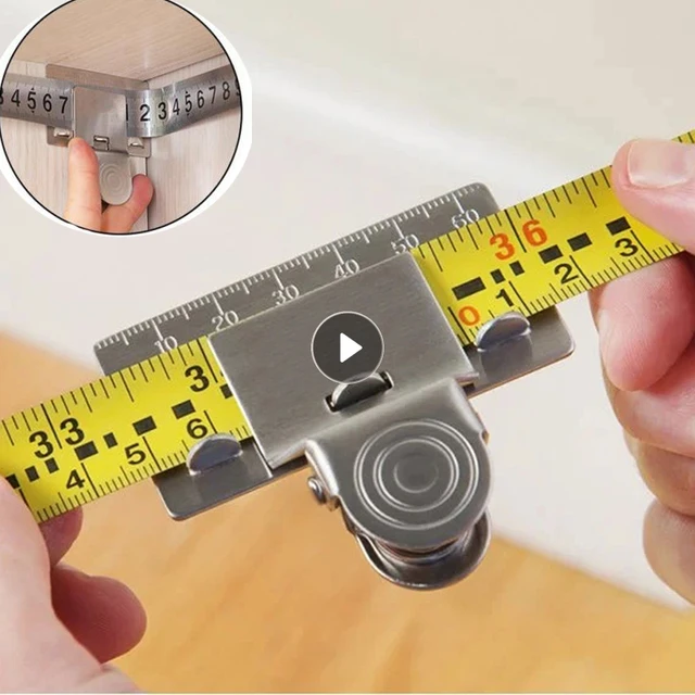 Multifunction Measure Locator Measuring Tape Clip Home Tool Tape