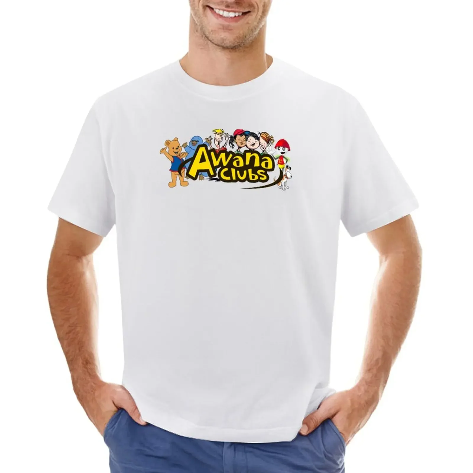 

Squad of Awana Clubs T-shirt Blouse vintage clothes t shirts for men pack