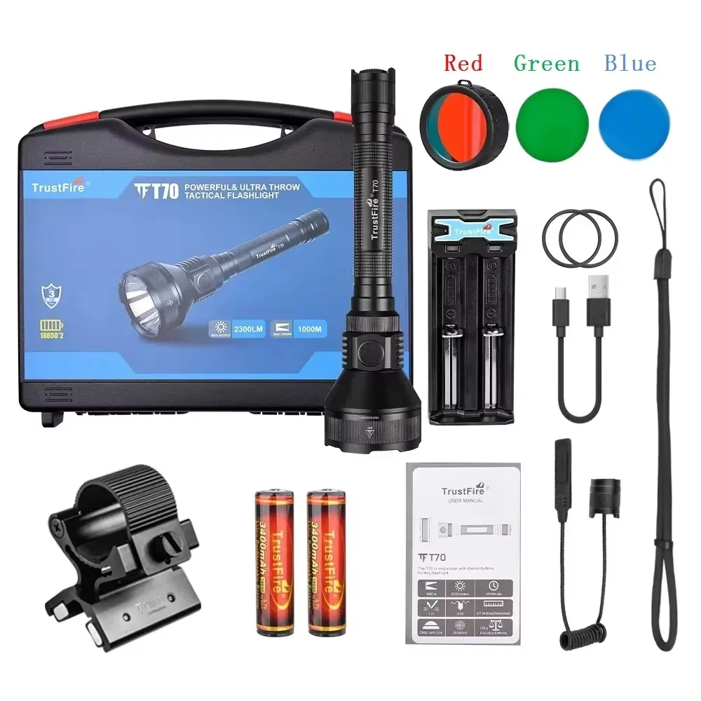 Ultra Powerful Outdoor Flashlight for Camping and Hunting