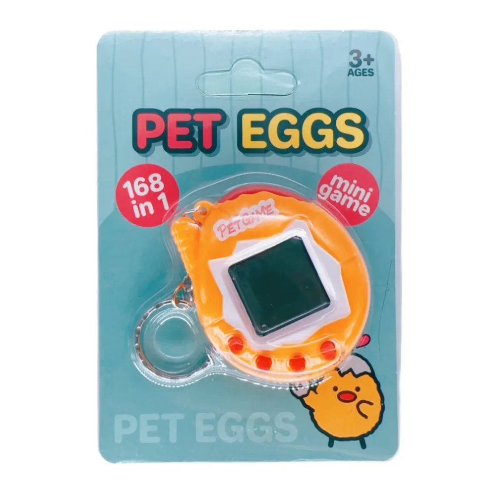Portable Retro Classic Macaron Colors toys pets Mini Handheld Game kids games electronics handheld brain game With Keychain