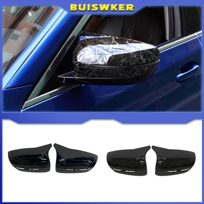 

For BMW 3 4 5 7 8-Series G20 G21 G28 G11 G12 G14 G15 G16 G30 G31 G38 G22 Carbon Fiber Exterior Side Rearview Mirror Cover Trim