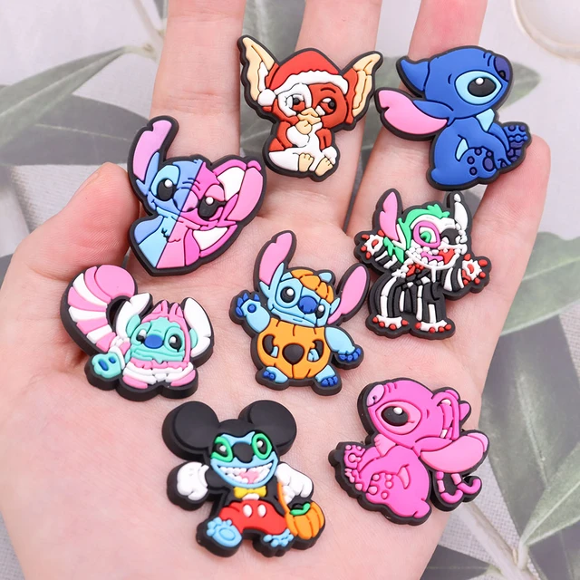 Stitch & Angel Rubber Shoe Charms