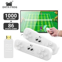 DATA FROG Y2 Fit 4K Game Stick Console somatosensorielle rétro intégrée plus de 1000 jeux NES Console de jeu vidéo sans fil TV Dendy 1