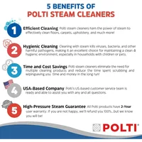 Vaporetto Smart Steam Mop and Steam Cleaner for Cleaning and Sanitizing with 12 Attachments Works for Tile Floor with Grout, 2