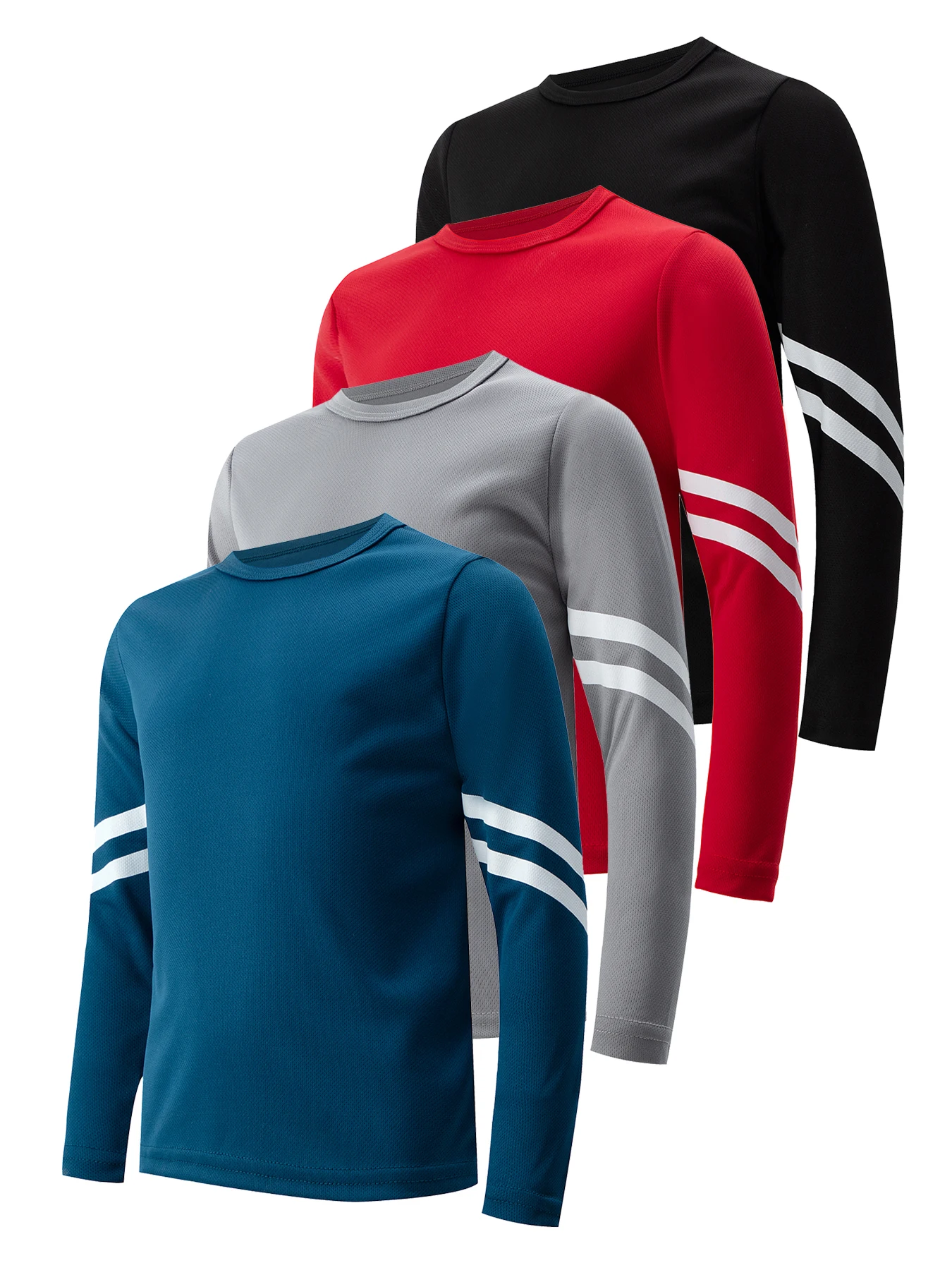 Children's Sports Long-Sleeved T-shirt for Running Ball Games