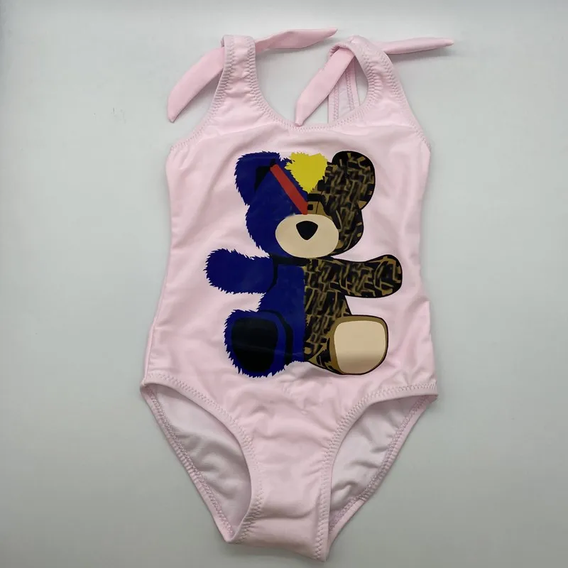 В наличии Лето 2021 г. Лидер продаж Детский купальник в полоску для маленьких