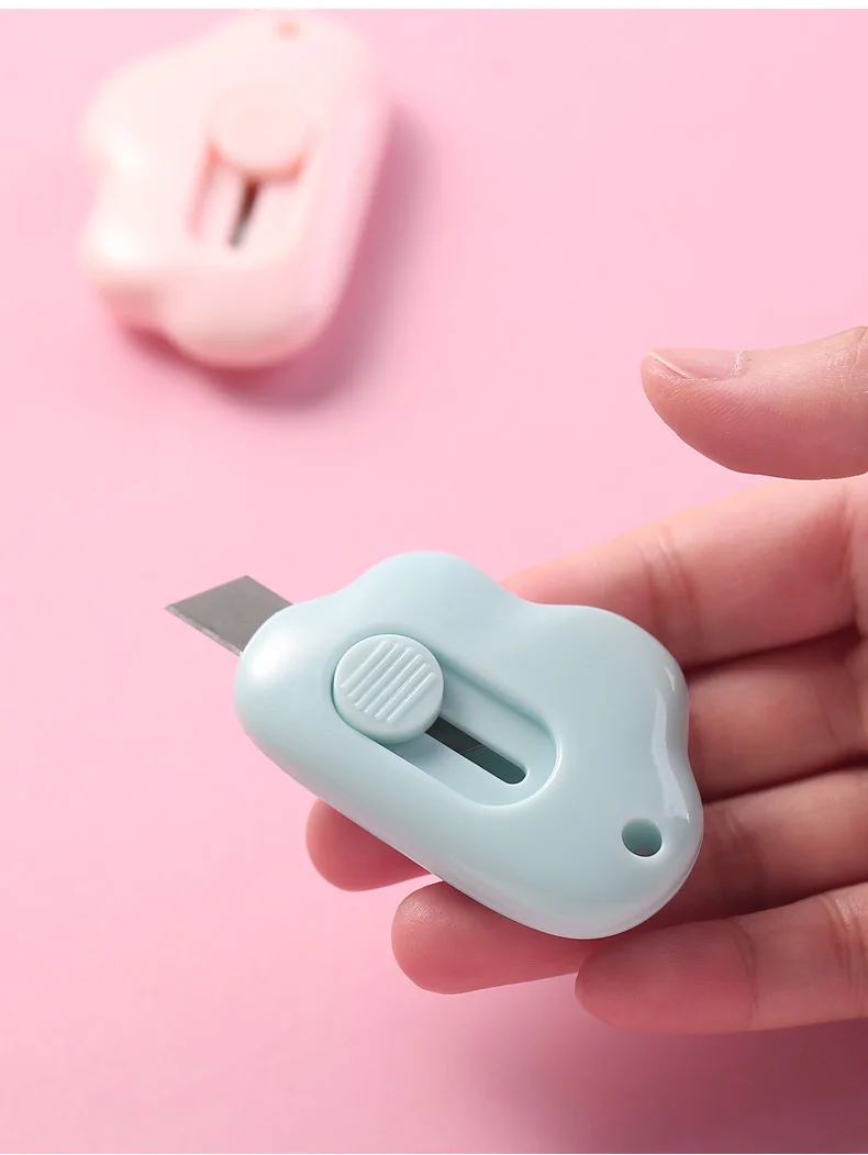1-teiliges Lytwtw's Kawaii Mini Pocket Cloud Art Allzweckmesser, Boxmesser, Papierschneider, Bastelverpackung, nachfüllbare Klinge für Schreibwaren – Detail 7