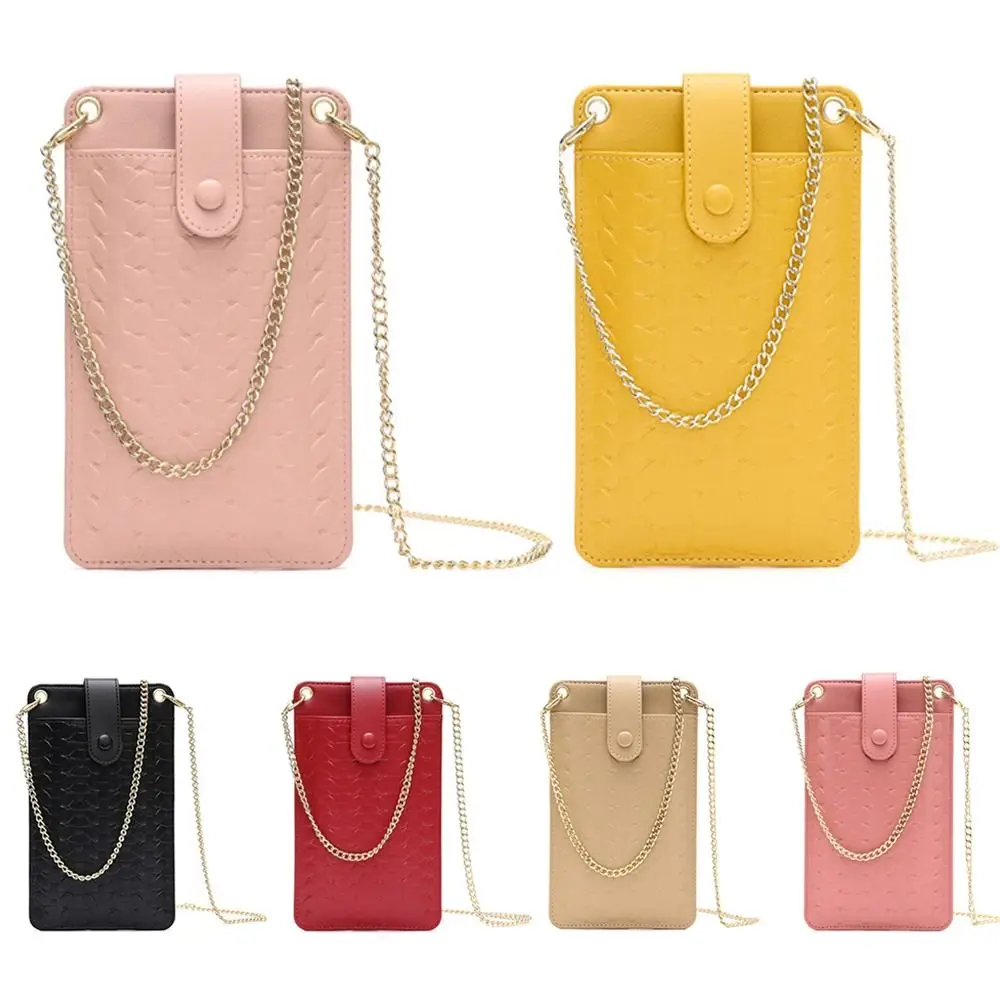 

Women Girl PU Leather Diagonal Crossbody Bag Shoulder Bag Mobile Phone Bag Coin Purse
