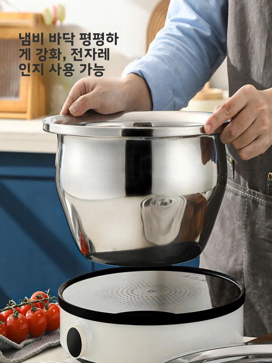 커버가 있는 주방 다용도 조미료통 식품 등급 304 스테인레스 스틸 오일통 모양의 주방용품 가정용