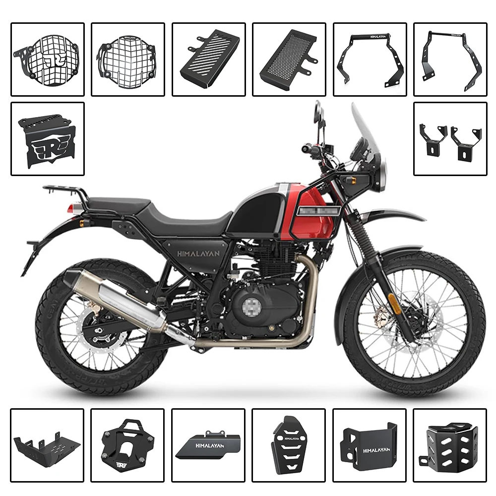 

Motorcycle Accessories Navigation Bracket Holder For Royal Enfield Himalayan 400 411 Scram 411 2022 2023 2024 Fog lamp bracket