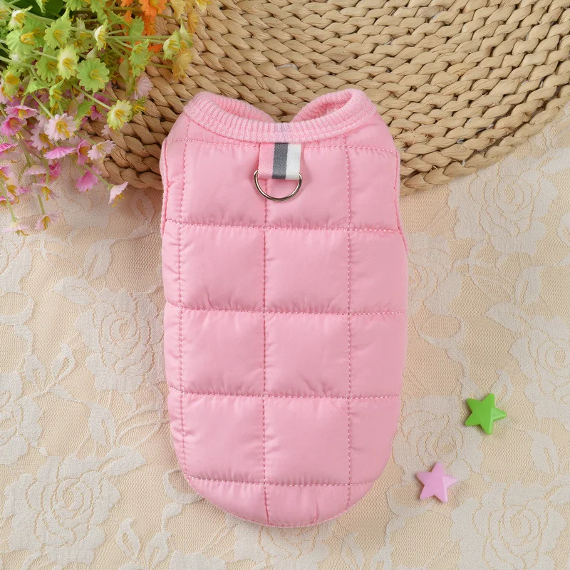 Winter Warm Dog Coat Jacket Windproof Dog Clothes for Small Medium Dog Padded Clothing Chihuahua Clothes Pet Vest French Bulldog