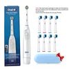 Oral B Electric Toothbrush Rotation Clean Teeth Adult Teeth Brush Electric Tooth Brush Waterproof With 4 Extra Replacement Heads 1