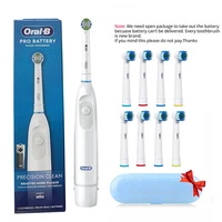 Oral B Electric Toothbrush Rotation Clean Teeth Adult Teeth Brush Electric Tooth Brush Waterproof With 4 Extra Replacement Heads 1