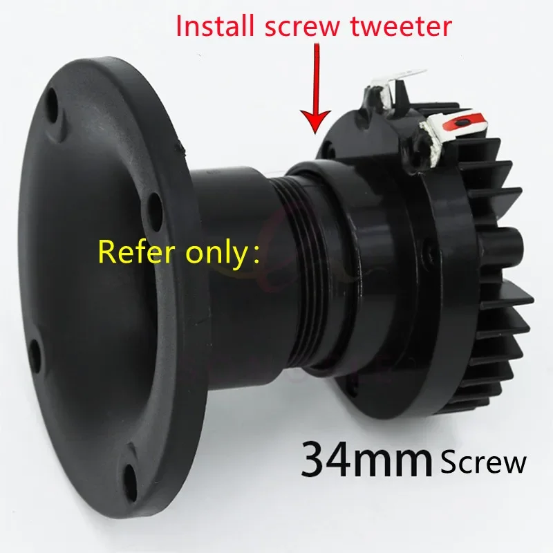 Tweeter Plástico do Chifre do Tamanho Pequeno Boca Rosqueada Acessórios do Reparo do Orador 80 mm 34 mm 95 mm Peças - Image 5