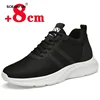 Men elevator shoes height increased shoes sneakers height increasing shoes Man increase 6-8cm 6