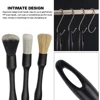 3PCS Car Detailing Brush Super Soft Auto Interior Detail Brush With Synthetic Bristles Car Dash Duster Brush Accessories 4