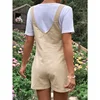 Maternity Jumpsuits Knee-length Plus Size Summer Fashion Pregnant Woman Rompers  Pregnancy Overalls Cotton Clothes Size S-XL 5
