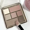 New 7Color Eye Shadow Tray Low Saturation Palette Full Matte Korean Eye Makeup Pigment Eyeshadow Tray Lasting Eye Makeup Palette 1