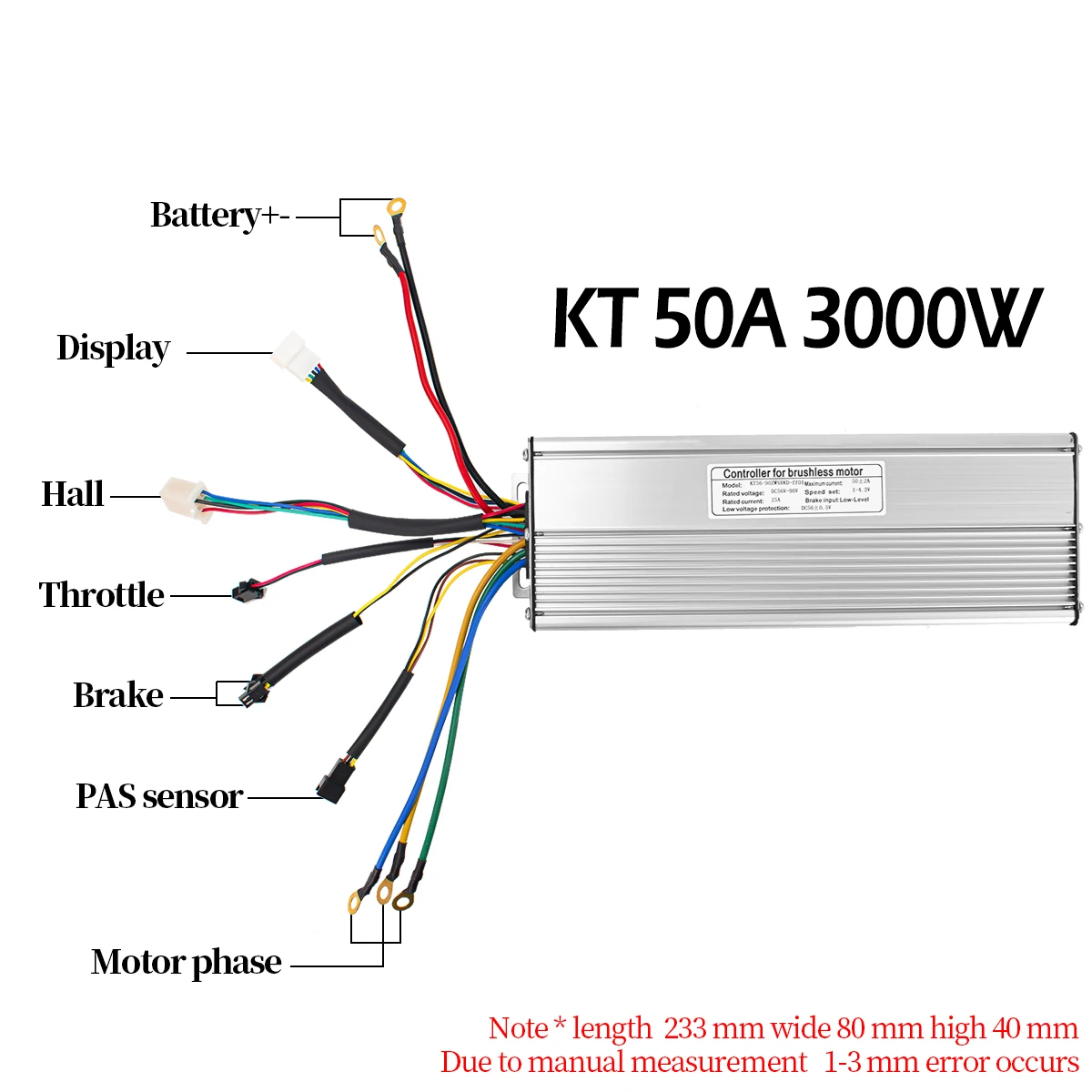 72V3000W 팻바이크 개조 키트 (스노우 바이크용) 리어 휠 모터 20인치 26인치 브러시리스 기어리스 모터 키트 (리어 카세트 휠 포함)