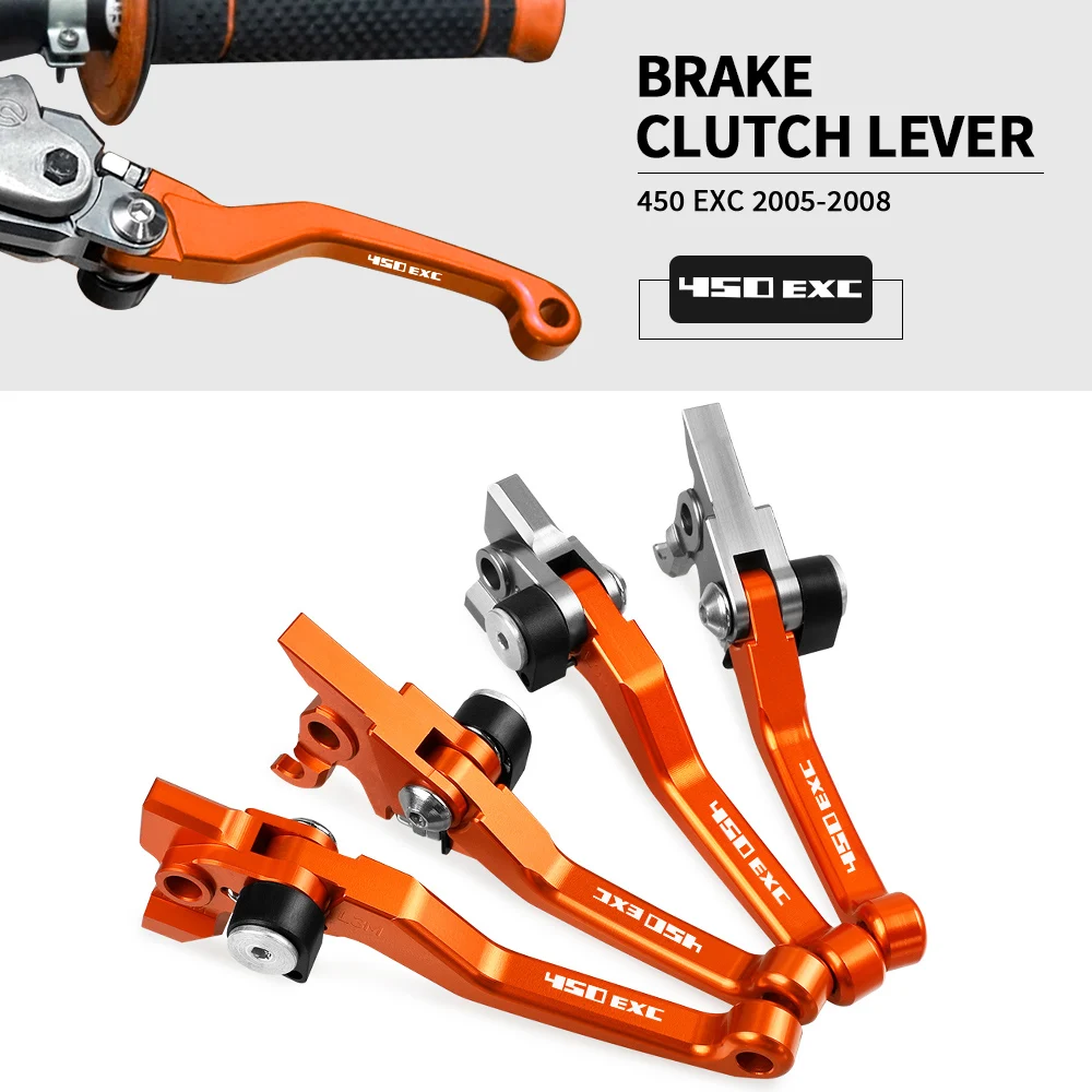 

For 450EXC 450 EXC 2005 2006 2007 2008 CNC Pivot Racing Dirt Bike Motocross Brake Clutch Levers