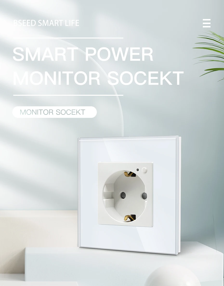 Bseed wi fi tomada de parede inteligente