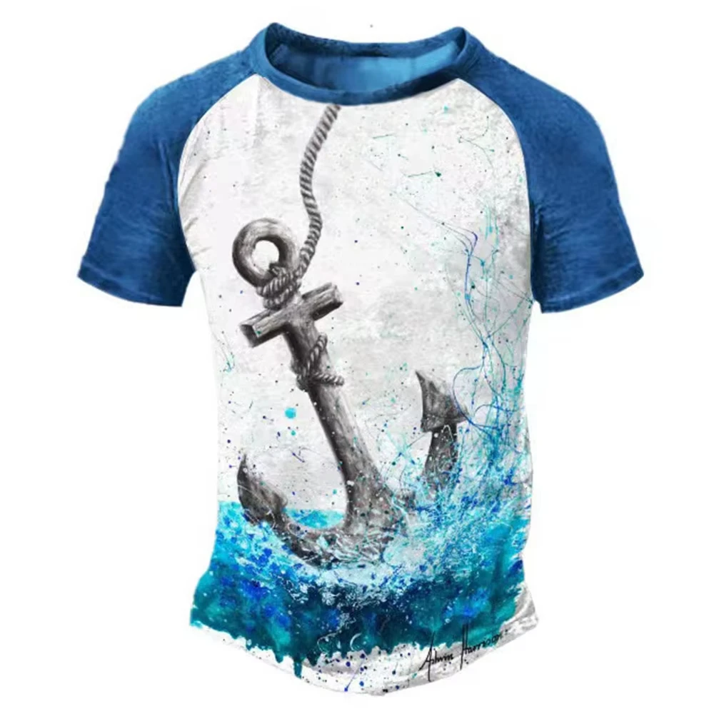Men T Shirt Vintage Motorcycle 3d Print Casual Short Sleeve Loose Oversized Tshirts For Men Sweatshirt Men's Top Clothing Camise