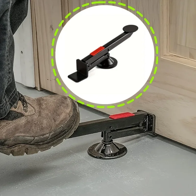 Heavy-Duty Metal Door Lifter 360&deg; Rotation Installation Aid