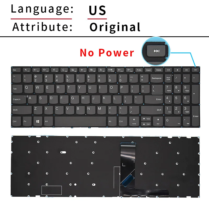para lenovo ideapad 320-15isk 330-15abr 520-15ikb 7000-15ikb