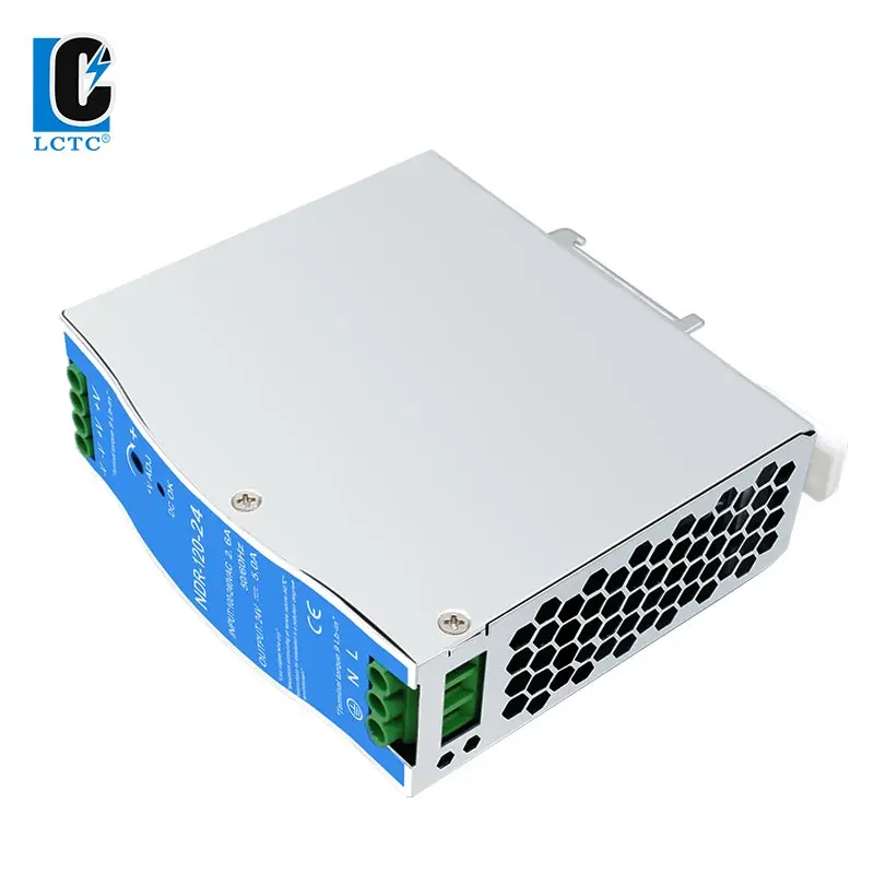 NDR120W Input 100V-220V AC TO DC Industrial DIN Rail NDR Type Switching Power Supply 12/24/48V