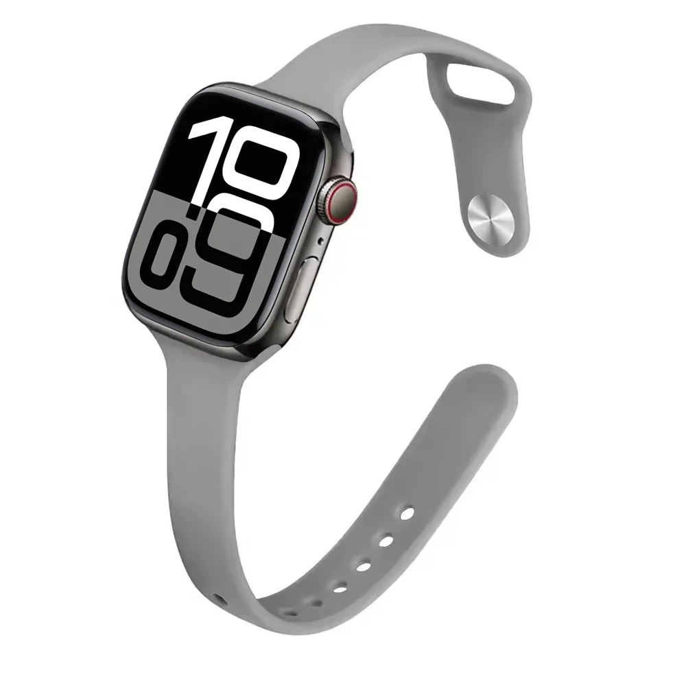 Breathable Silicone Strap for Smartwatch - Elegant Bracelet Design