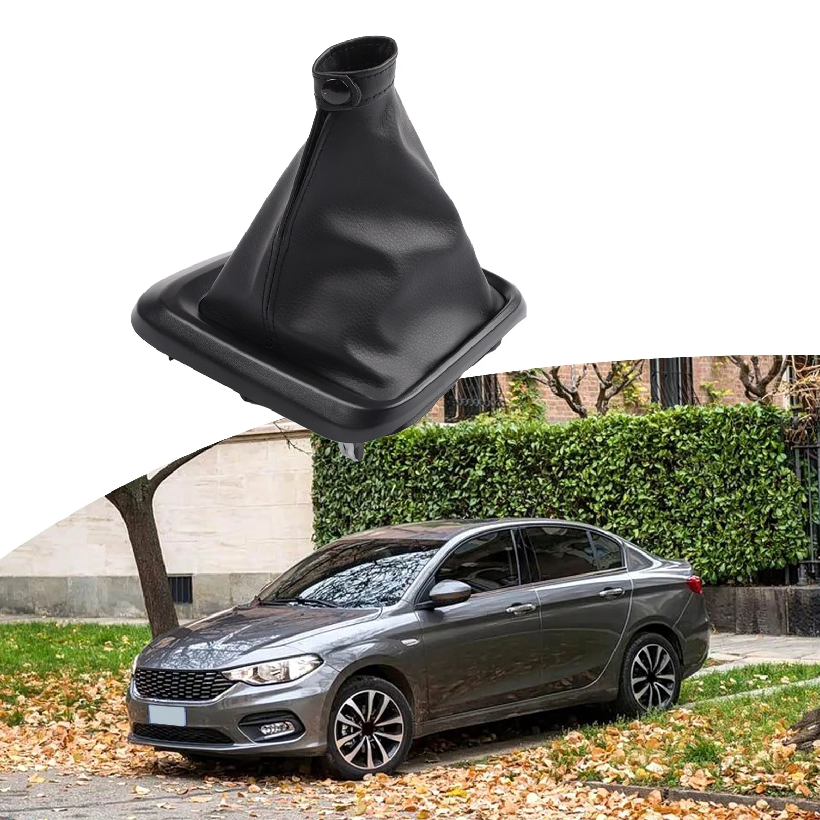 Auto-Innenraumzubehör Schalthebelabdeckung für Fiat Tipo II (2015+) unterstützt die standardmäßige manuelle Schaltfunktion. – Detail 8
