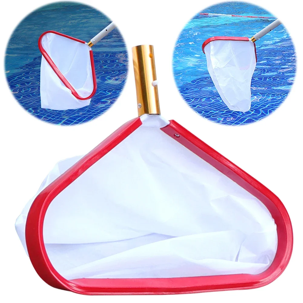 Pool Landing Net Pool Skimmer Net with Aluminium Handle Fine Mesh Pool Net Pool Leaf Skimmer Net for Cleaning Swimming Pool