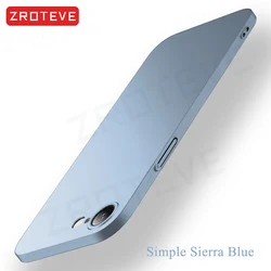 Slim Matte Hard PC Phone Case - ZROTEVE Protective Cover for iPhone Air (Simple Sierra Blue)