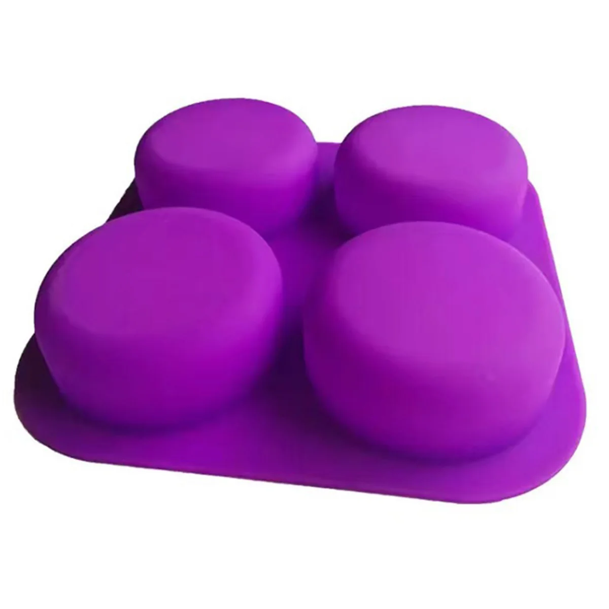 Concrete Molds Silicone Mold 4 Cavities Making Round Hedgehogs Cement Or Plaster Stones Mandala Dot Painting