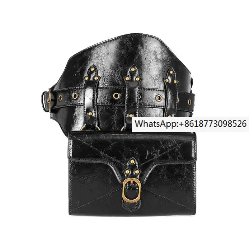 new-guangzhou-bag-women's-european-and-american-steam-pu-leather-women's-bag-outdoor-mobile-phone-retro-waistpack