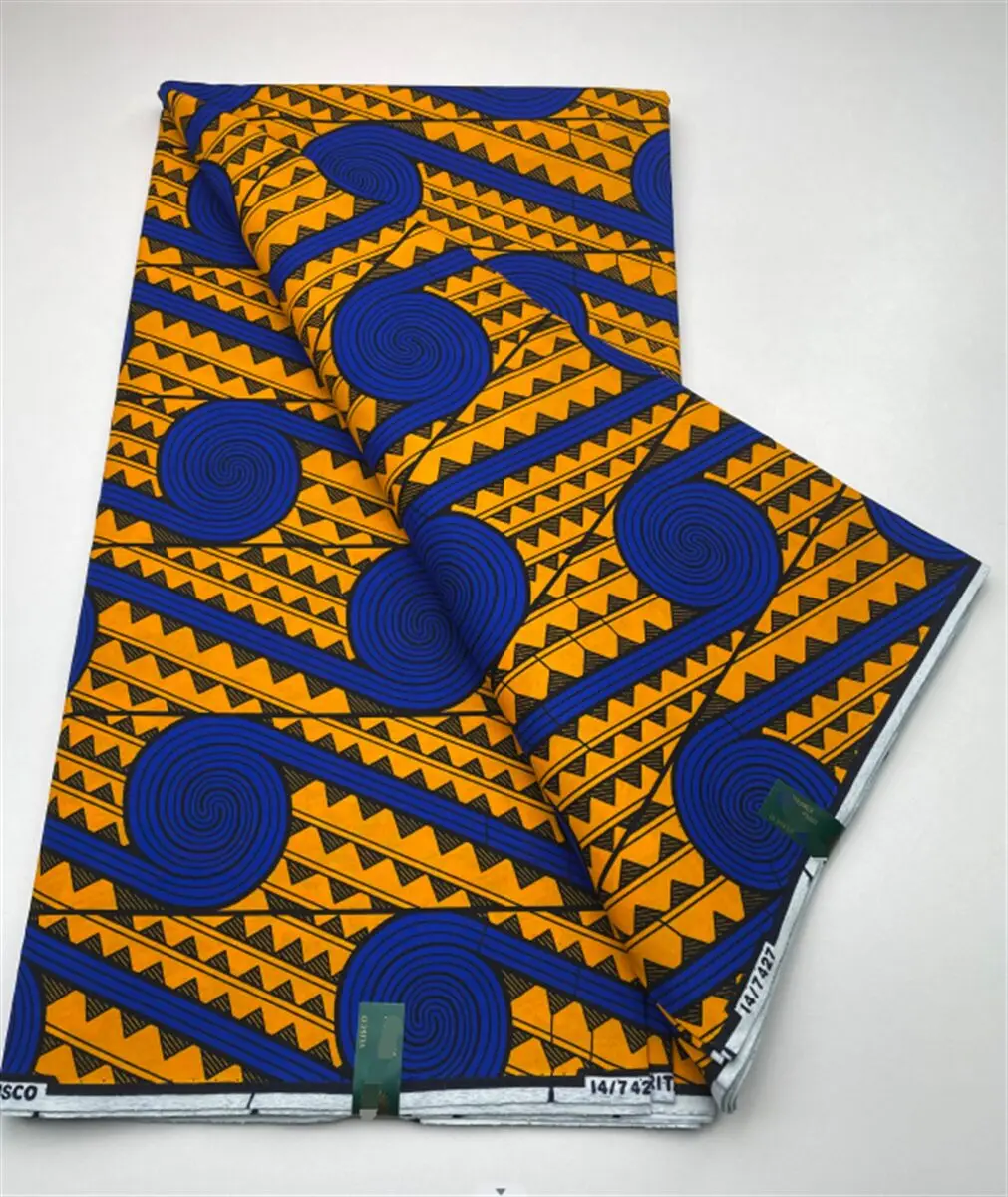 

Guaranteed Veritable African Real Wax Prints Fabric 100% Cotton Ankara Batik High Quality Tissu Pagne Nigeria Style Wax Fabric