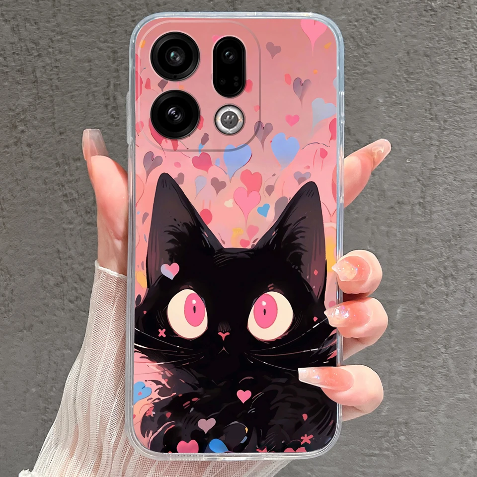 Cute Kitten Star Clear Bumper Case - Durable Simplicity, Full Protection