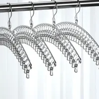 Stainless Steel Clothes Drying Hanger Windproof Clothing Rack Clips Sock Laundry Airer Hanger Underwear Socks Holder 20 Clips 1