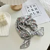 2025 Professional  Protection Artistic Female Ornament Scarf Spring and Autumn Cotton Small Square Towel Headscarf Headband 3