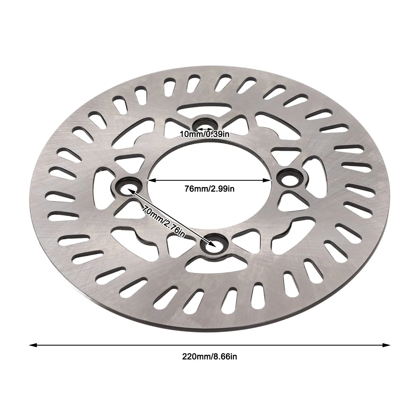 220mm Disc Brake Rotor Steel Alloy ATV Brake Disc for Chinese 50cc 70cc 90cc 110cc 125cc 140cc 150cc 160cc CRF50 SSR Rotor